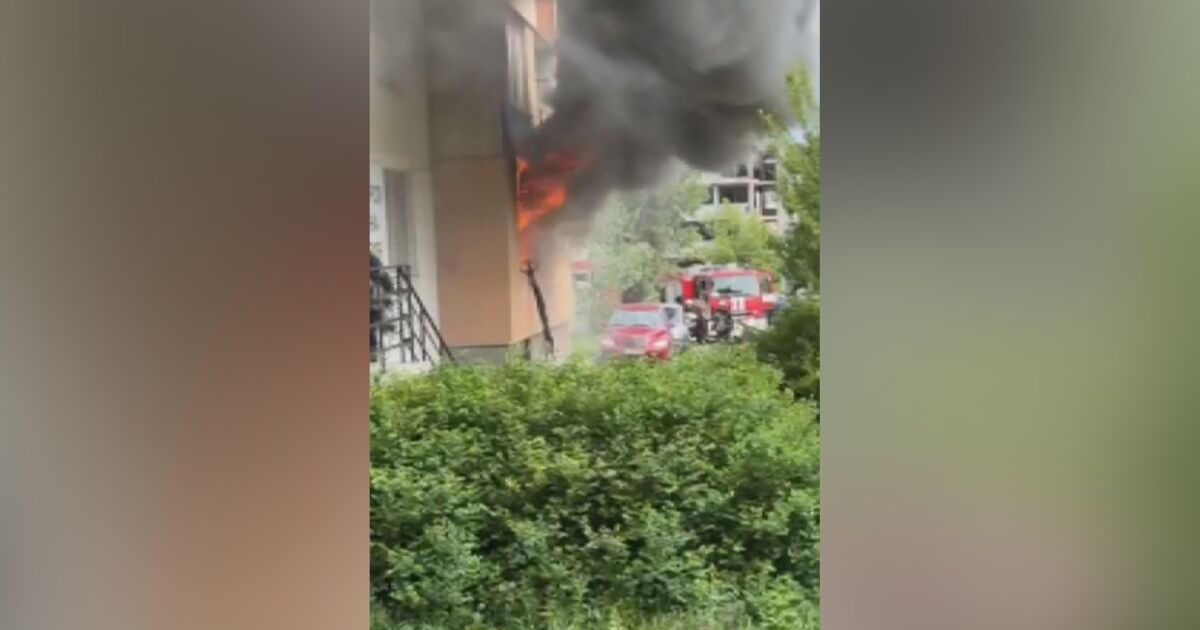 След пожара, избухнал в жилищен блок в столичния квартал Люлин“