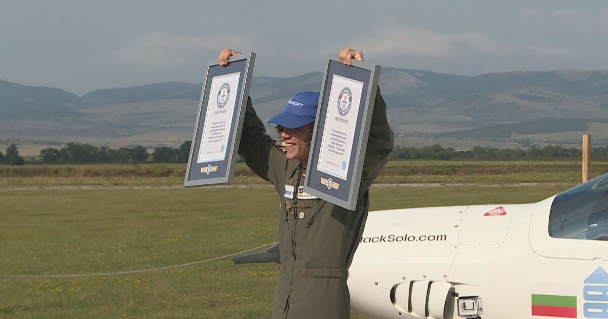 Нов световен рекорд в авиацията. Най-младият пилот, който обикаля сам