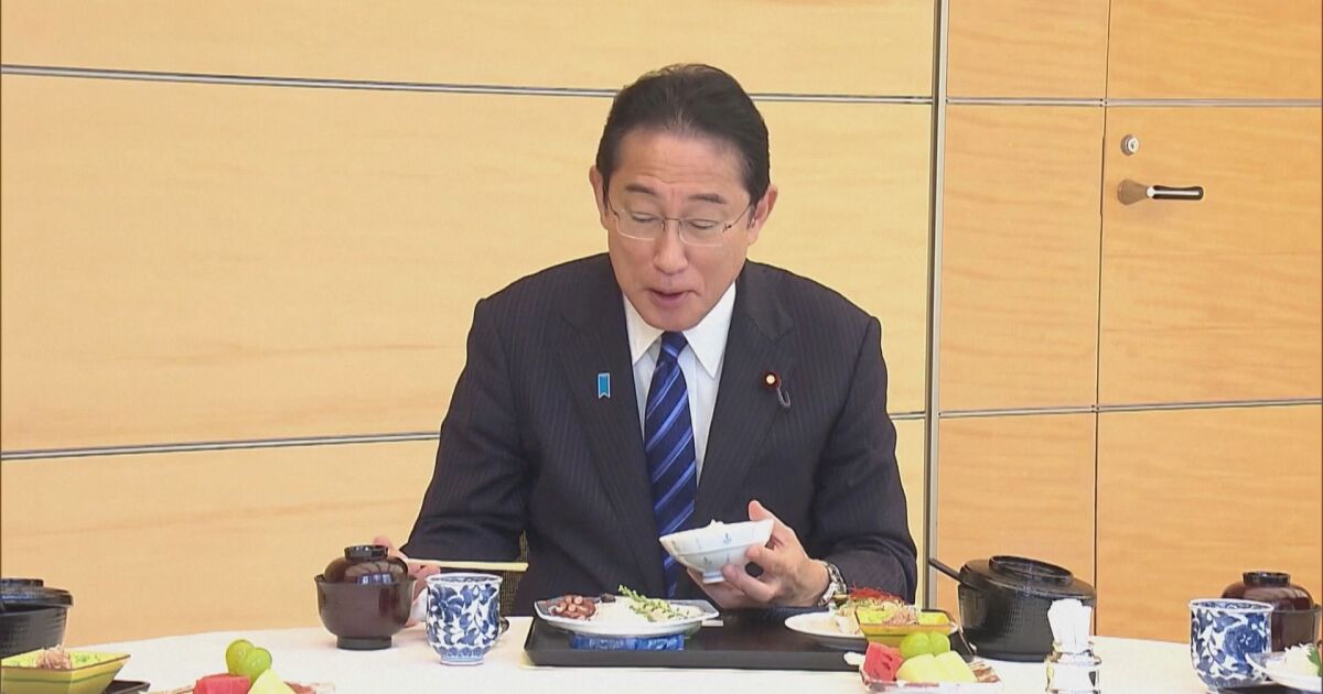 Японският премиер и министри обядваха сашими от водите край АЕЦ