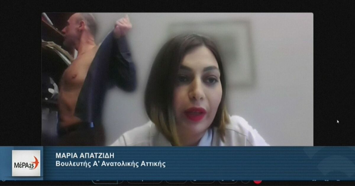 Гръцки депутат се съблече по време на видеоконференция на парламентарната