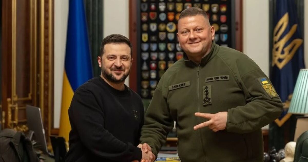 Главнокомандващият на въоръжените сили на Украйна – Валерий Залужни, съобщи