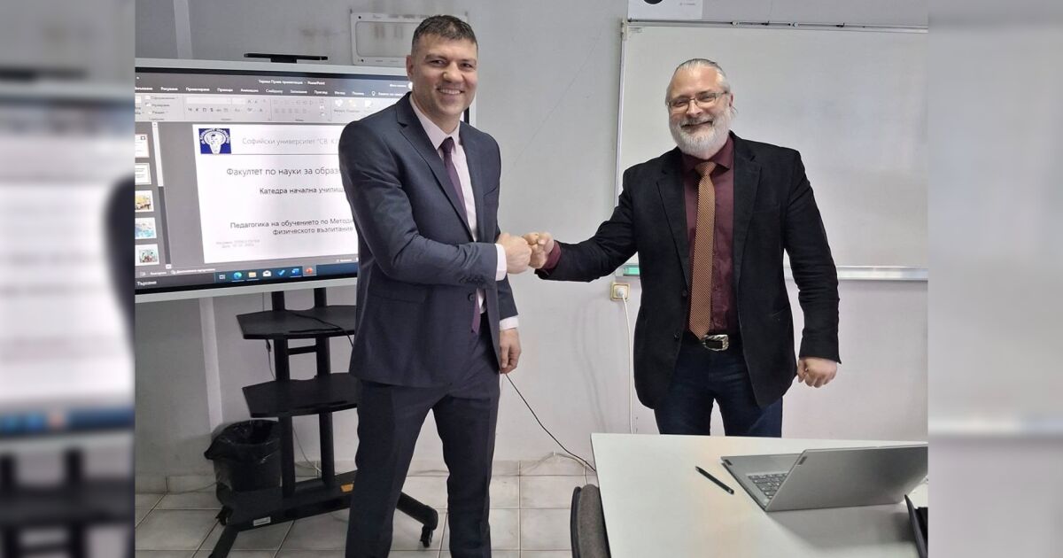 Тервел Пулев става главен асистент във Факултета по науки за