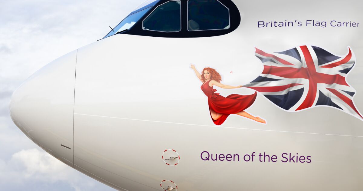 Британската авиокомпания Virgin Atlantic кръсти самолет на , съобщава Си
