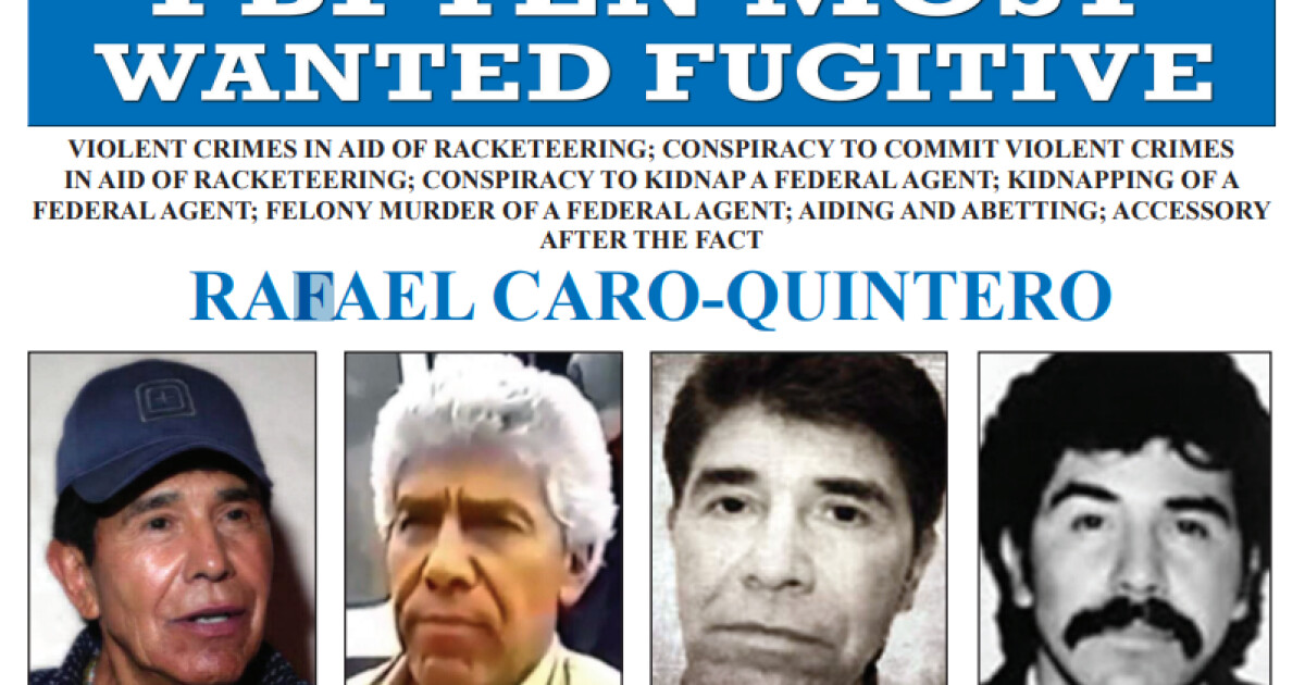 Мексиканските власти заявиха, че са заловили известния наркобос Рафаел Каро