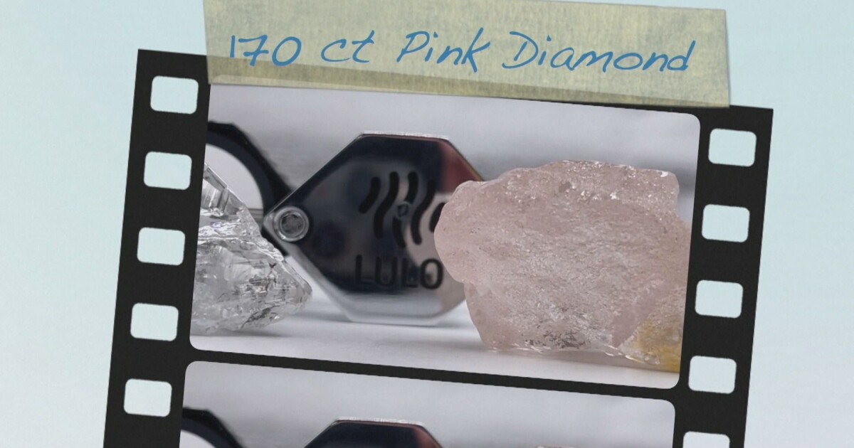 Рядък розов диамант беше открит в Ангола.Смята се, че това