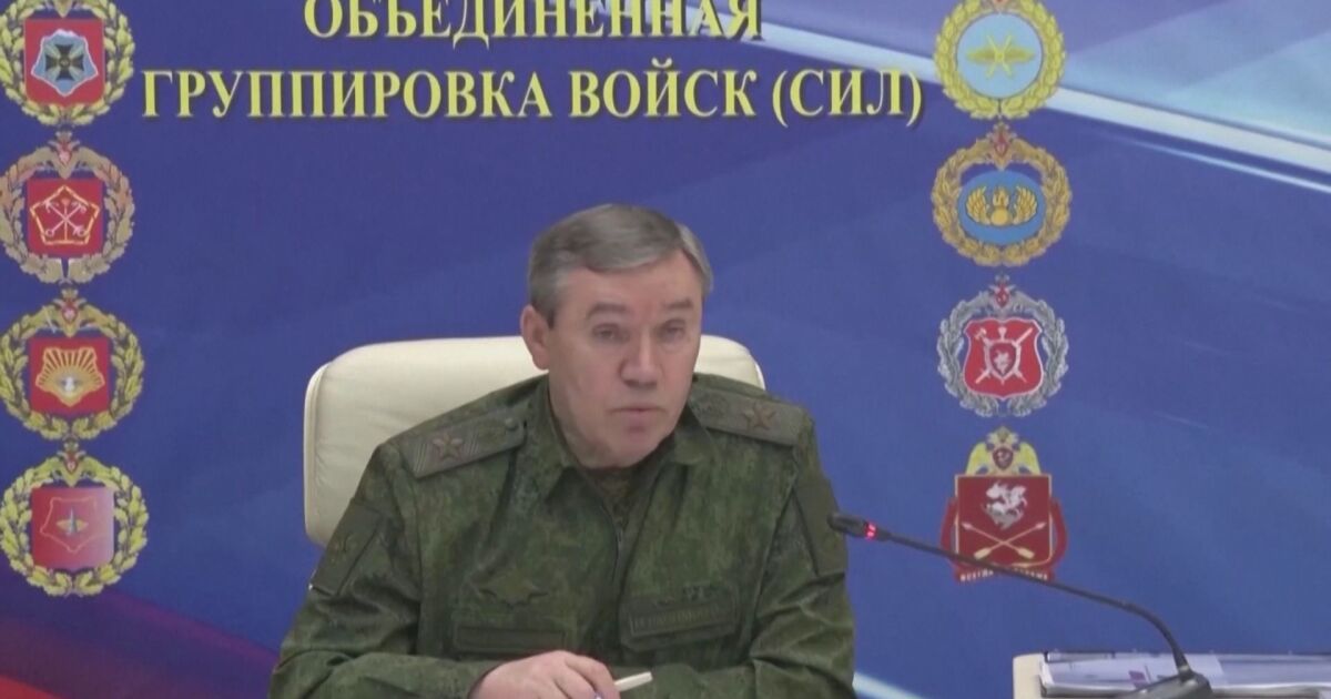 Началникът на руския генерален щаб се появи публично за първи