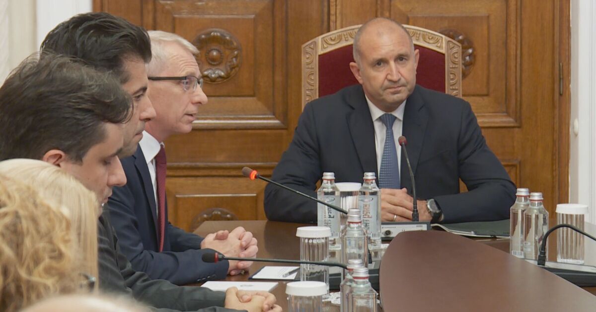 Президентът Румен Радев прие представители на Продължаваме Промяната и Демократична