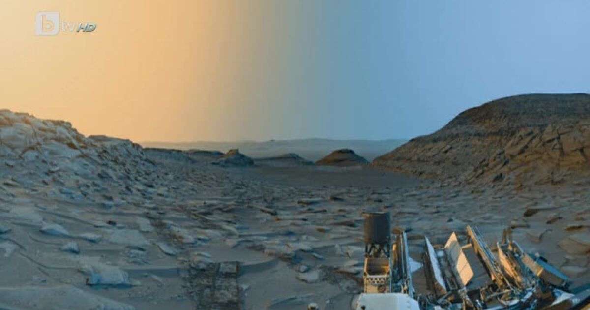 НАСА публикува художествена интерпретация на снимка от Марс, от която
