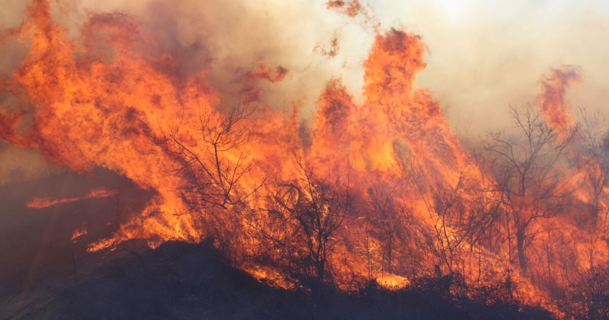Пожар се е разразил в село Безден, Костинбродско. Той е