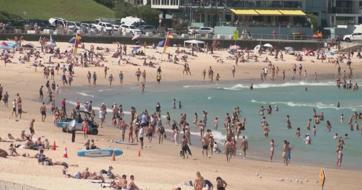 Части от източната част на Австралия, включително Сидни, регистрираха най-горещия