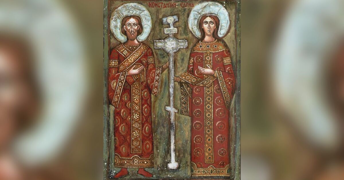 На 21 май православната църква почита светите равноапостоли император Констатин