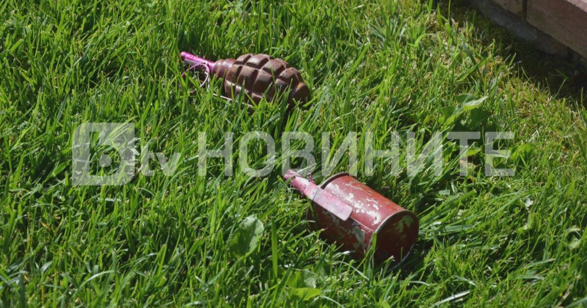 Две гранати са открити тази сутрин в градинка на парк