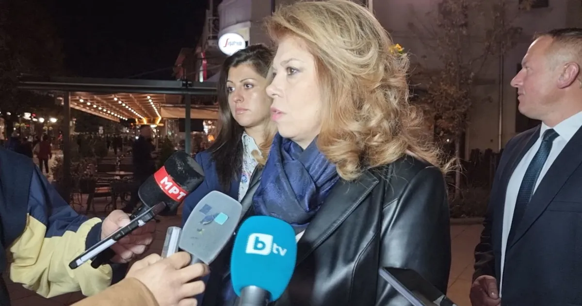 Вицепрезидентът Илияна Йотова пристигна на двудневна визита в Битоля.Пред bTV