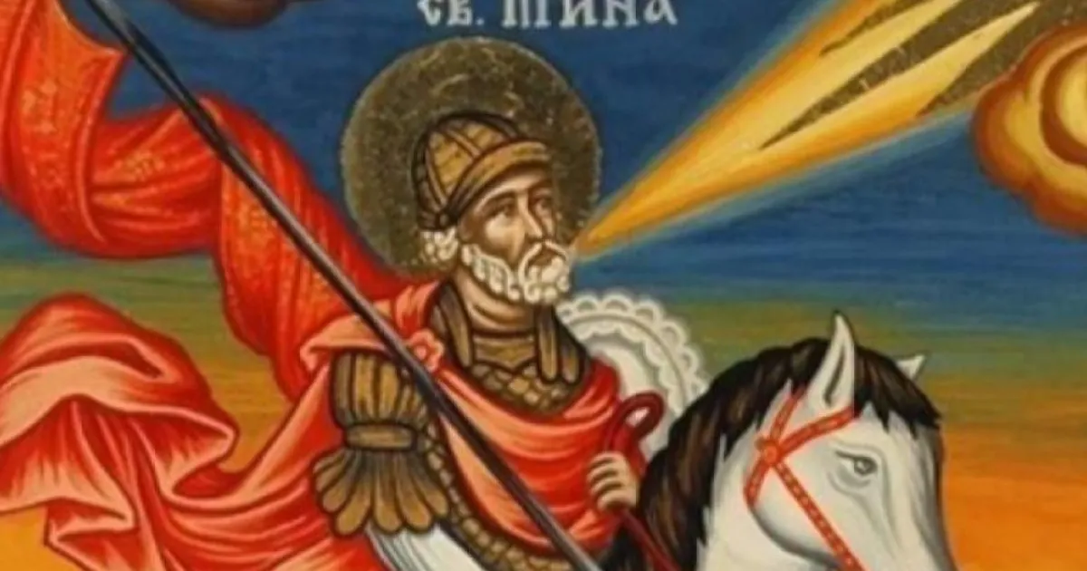 На 11 ноември Българската православна църква почита свети Мина, който