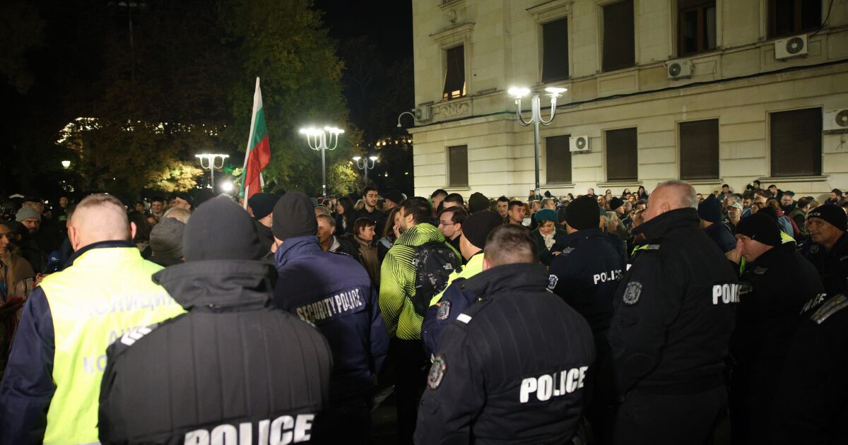 Цели седем протеста на партийни и политически организации. Първият протест