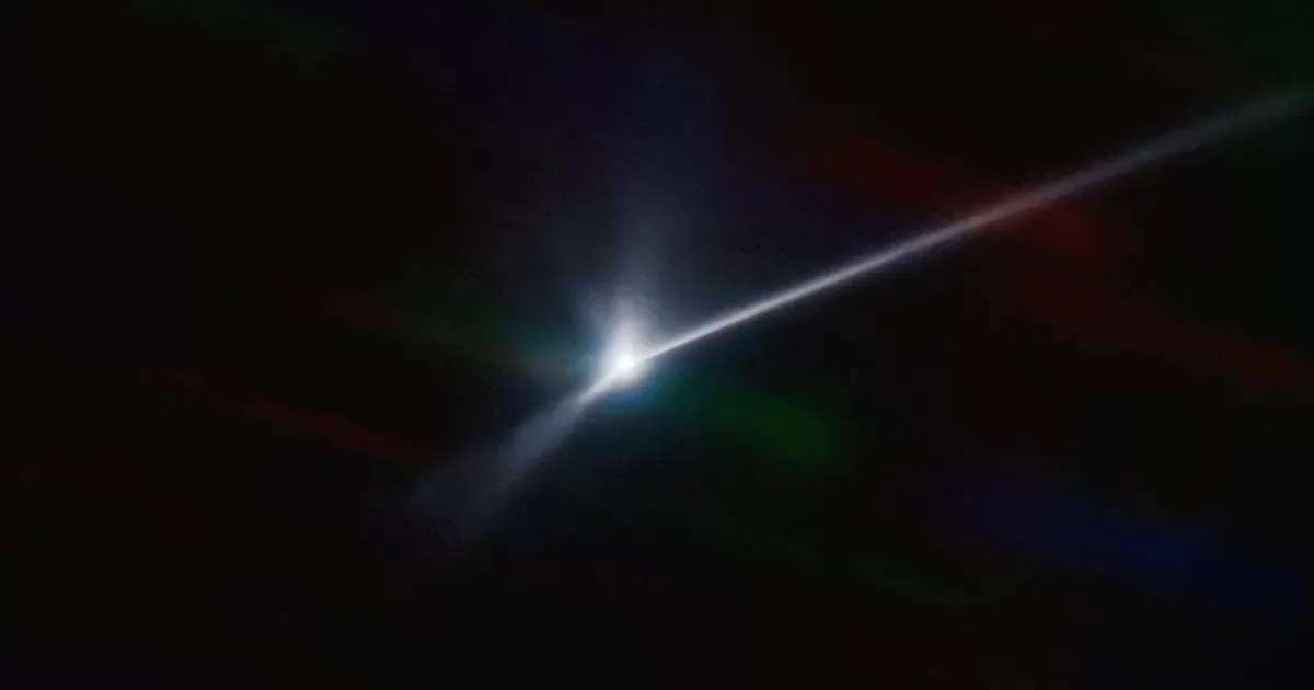 Ново изображение показва, че астероидът, който умишлено е ударен от