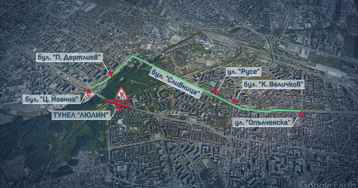 Ремонтът на тунела в столичния квартал Люлин“ все още продължава,