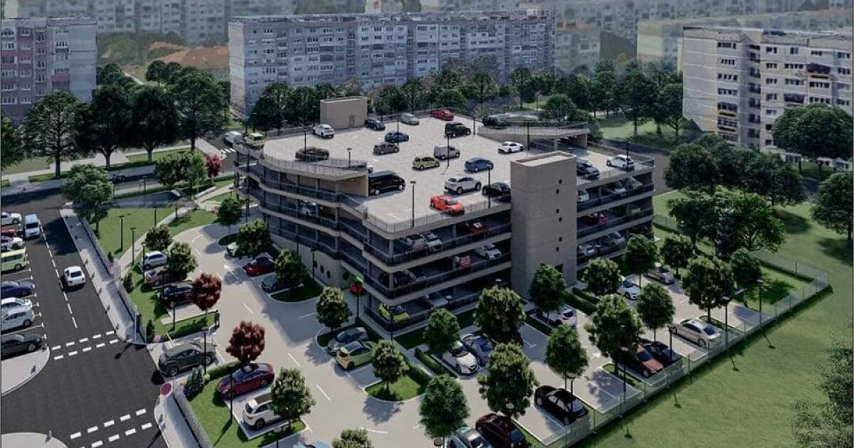 Започва та строителството на нов многоетажен паркинг в София. Той
