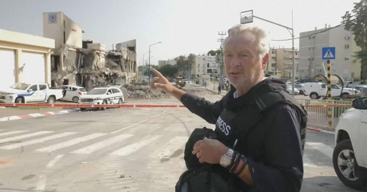 Телевизионен екип влезе в град Сдерот - един от най-пострадалите