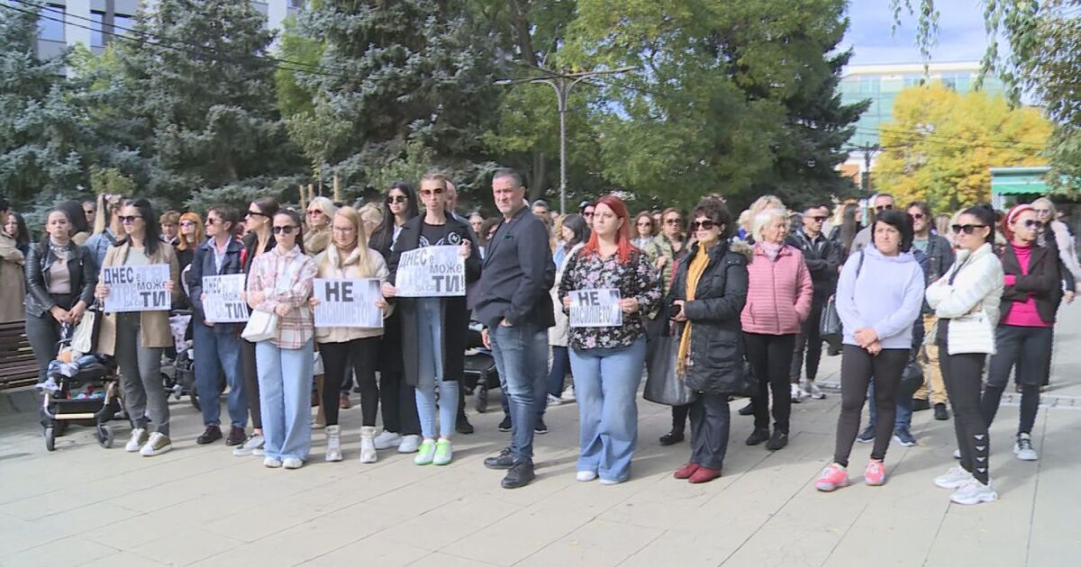 Протест в Благоевград  заради пребита жена. Бизнесдамата Стефка Терзийска беше