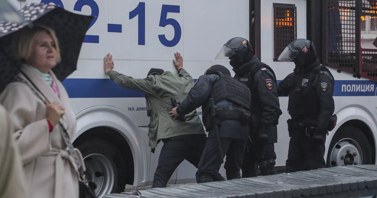 Над 700 души са били задържани до момента в Русия
