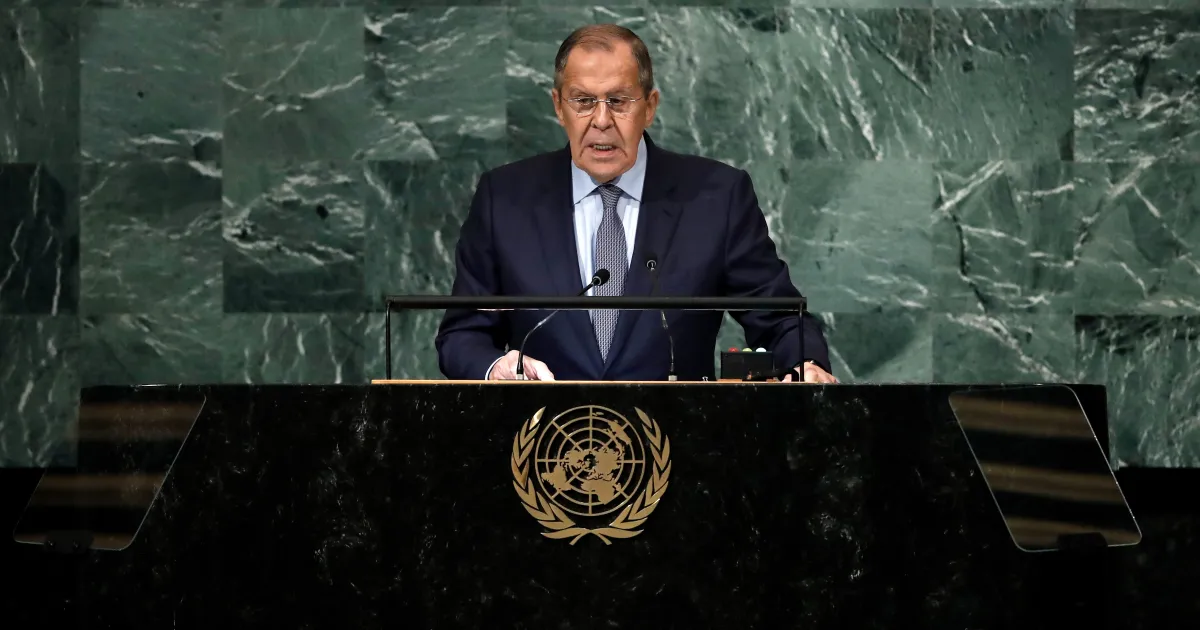 Руският министър на външните работи Сергей Лавров обвини Запада в