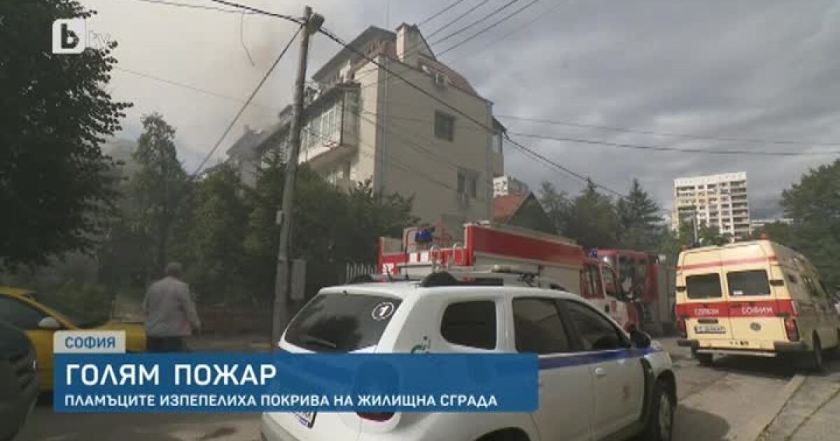 Потушен е пожарът в жилищна кооперация в квартал Павлово“. Няма
