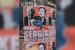 Make Serbia Great Again: Плакати с Доналд Тръмп и Илон Мъск се появиха по улиците на Белград (ВИДЕО)