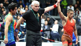 Георги Вангелов на полуфинал на европейското по борба
