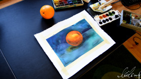 Как да нарисувам портокал с бои? Урок стъпка по стъпка с илюстратора Милена Радева (ВИДЕО)