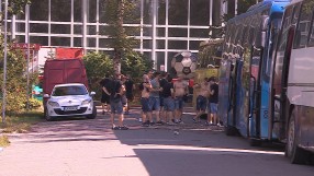 Румънски автобуси окупираха 