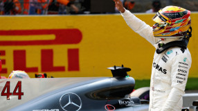 Хамилтън изравни рекорда на Шумахер с полпозишън в Белгия