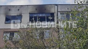 Дете загина при пожар в апартамент в Пловдив (СНИМКИ)
