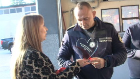 Наградиха пожарникарите, спасили 28 души в Благоевград
