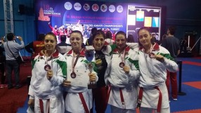 Бронзов медал за женския ни отбор по карате на Балканското в Истанбул