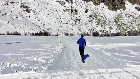 Снежна тренировка за Григор по време на почивката