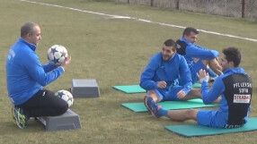 Бурабия и Александров проведоха първа тренировка с Левски (ВИДЕО)