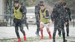 Снегът осуети контрола на ЦСКА