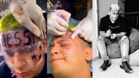 Вече съжалява: Колумбиец си татуира името на Меси на лицето (ВИДЕО)