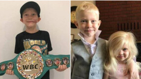 Обявиха за световен шампион 6-годишно момче, спасило сестра си от нападение на куче 
