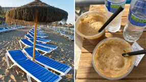 „Шезлонг срещу фрапе“: Колко струва кафето на плажовете на Халкидики (СНИМКИ)