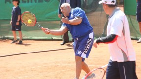 Тенис-тандемът Бойко Борисов-Любо Пенев (СНИМКИ)