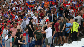 УЕФА погна Руския футболен съюз след боя в Марсилия 