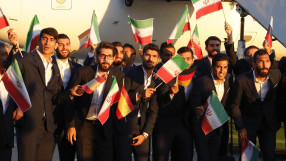 Иранският отбор първи пристигна в Русия за световното първенство (ВИДЕО)