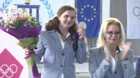 Милка Манева получи историческия си медал от Игрите в Лондон (ВИДЕО)