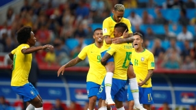 Бразилия мина набързо през Сърбия и спечели групата (ГАЛЕРИЯ)