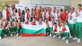 С трибагреници и лъвчета за късмет изпратиха българите за европейските игри в Минск (ГАЛЕРИЯ)