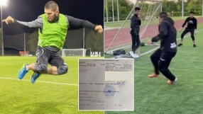 Хабиб става професионален футболист, сам определя заплатата си (ВИДЕО) 