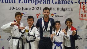 Шест медала за България в първия ден на Мултиевропейското по таекуондо (ВИДЕО)