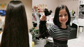 9-годишно момиченце дарява косата си два пъти: Искам да правя добрини!